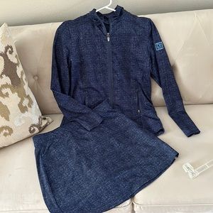 Golf skort and jacket